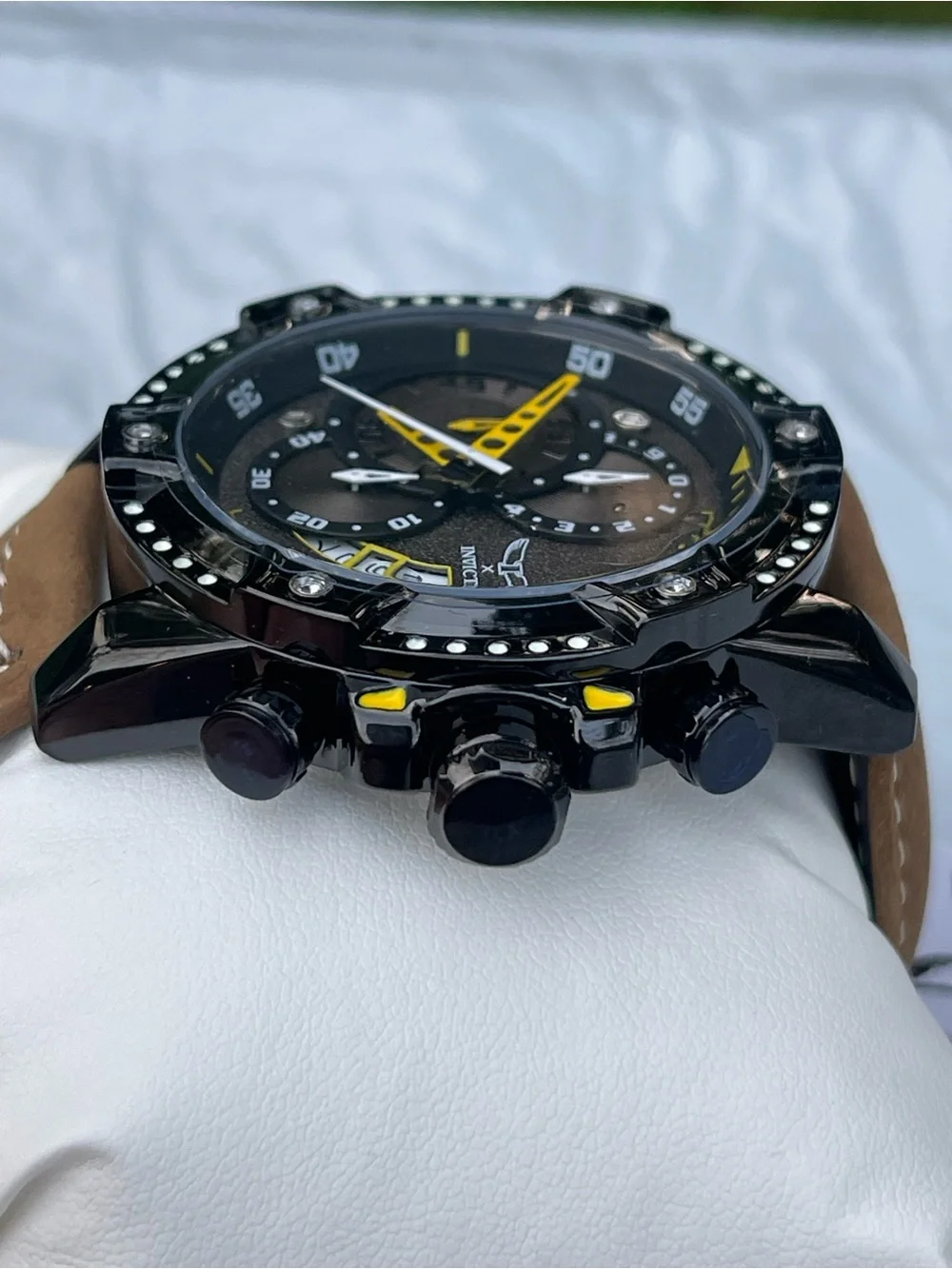 Invicta S1 Rally 1 by Invicta Men's Watch w/ Skeleton Dial - 50mm, Brown